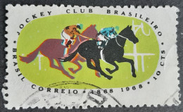 Bresil Brasil Brazil 1968 Sport Equitation Jockey Club Yvert 857 O Used - Horses