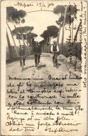 CP Carte Photo D'époque Photographie Vintage Bicyclette Cycliste Napoli Italia  - Non Classés