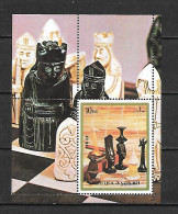 Fujeira 1972 Chess MS MNH - Fudschaira