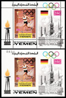 1972 Yemen Kingdom Olimpic Games Munchen Perforate + Imperorate MNH** No01 - Yémen
