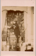 CP Carte Photo D'époque Photographie Vintage Libraire Librairie Livre Homme - Non Classés