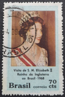Bresil Brasil Brazil 1968 Elisabeth II Yvert 874 O Used - Oblitérés