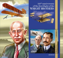 Liberia 2023 120th Anniversary Of The Wright Brothers, Mint NH, Transport - Aircraft & Aviation - Airplanes