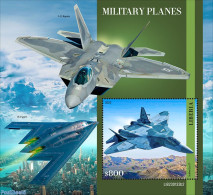 Liberia 2023 Military Planes, Mint NH, History - Transport - Militarism - Aircraft & Aviation - Militares