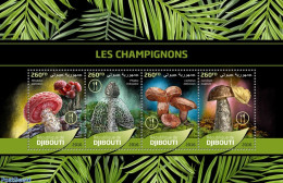 Djibouti 2016 Mushrooms, Mint NH, Nature - Mushrooms - Funghi