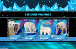 Djibouti 2016 Polar Bears, Mint NH, Nature - Bears - Dschibuti (1977-...)