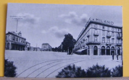 (TOR4) TORINO - GRAND HOTEL DOCK & MILANO (PORTA SUSA)  - NON VIAGGIATA 1930ca - Bar, Alberghi & Ristoranti