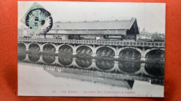 CPA (72) Le Mans. La Gare Des Tramways à Vapeur.  (8A.905) - Le Mans
