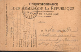 Correspondance Des Armées De La République -  Melle Milhavet à Toulouse - Other & Unclassified