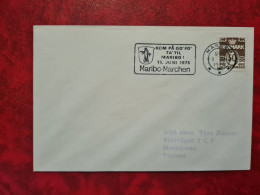 Lettre / Carte DANEMARK 1975 FLAMME MARIBO MARCHEN KOM PA GO FO TA TIL MARIBO - Brieven En Documenten