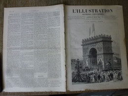 L'Illustration Août 1880 Cherbourg Voyage Présidentiel Catastrophe De Vieux Port - Revistas - Antes 1900