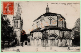 ST MICHEL (CHARENTE) - ÉGLISE OCTOGONALE DU XIIe SIÈCLE (16) - Autres & Non Classés