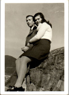 Photographie Photo Vintage Snapshot Amateur Couple Amoureux Mode  - Anonieme Personen