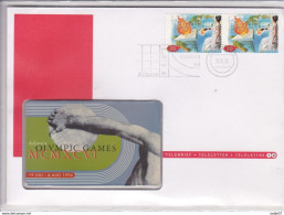 Olympische Spelen Atlanta Telebrief Teleletter Card Mint 25-6-1996 - Cartas & Documentos