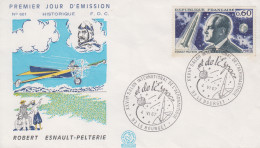 Enveloppe   FDC  FRANCE    27éme   SALON  De  L' AERONAUTIQUE  ET  DE  L' ESPACE     LE  BOURGET    1967 - 1960-1969