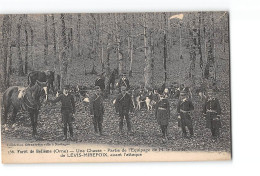 Forêt De BELLEME - Une Chasse - Partie De L'Equipage De M. Le Comte De Lévis Mirepoix Avant L'attaque - Très Bon état - Other & Unclassified