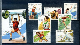 Cambodia 1989 - Olympic Games Barcelona 92 Mnh** - Verano 1992: Barcelona