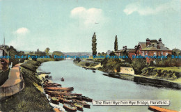 R149789 The River Wye From Wye Bridge. Hereford Giesen Bros - Monde
