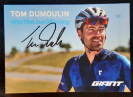 Cyclisme , Carte Tom DUMOULIN Signee - Giant 2024 (format 21 X 15) - Cycling