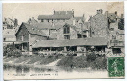 CPA Voyagé 1913 * GUINGAMP Lavoirs Sur Le Trieux * LL Editeur - Guingamp