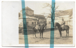 02 AISNE CHAVIGNON FERME LA MALMAISON  CARTE PHOTO ALLEMANDE MILITARIA 1914/1918 WW1 WK1 - Autres & Non Classés