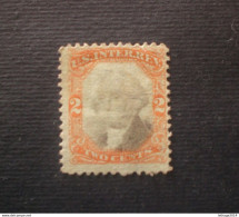 UNITED STATES ÉTATS-UNIS US USA 1871 To 1872 2 Cents Internal Revenue Stamp Scott R135 MNG - Fiscaux