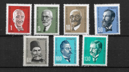 TURKEY 1964 Definitives, Turkish Celebrities MNH - Ungebraucht