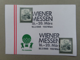 Österreich Pro Juventute - Mit Sonderstempel 16. 3. 1988 Wien, Wiener Messe (Nr.1978) - Autres & Non Classés
