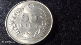 TÜRKİYE-1985      BİMETAL       50  LİRA          UNC - Turchia