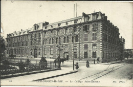 CHALONS SUR MARNE , Le Collège Saint Etienne , 1915 + Cachet " TRESORS ET POSTES " 5 " , µ - Châlons-sur-Marne