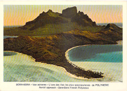 Polynésie Française BORA-BORA Iles Sous Le Vent Vue Aérienne  Editions :VERONESE 1   Tahiti *PRIX  FIXE - Polynésie Française