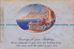 R150026 Greetings For Your Birthday. Sea And Mountain - World