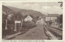 [05] Hautes Alpes Remollon Le Pont De L'Hermitane Et Entree Du Village - Autres & Non Classés