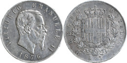 ITALIE - 1875 - 5 Lires - Rome (R) - Victor Emmanuel II - QUALITE - 20-155 - 1861-1878 : Victor Emmanuel II