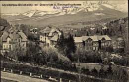 CPA Weißbachtal Szklarska Poręba Schreiberhau Riesengebirge Schlesien, Sanatorium, Riesengebirgskamm - Schlesien