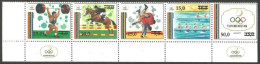 Turkmenistan Olympics Barcelona 92 Jumping Lutte Wrestling Weightlifting Avirion Bateau Row MNH ** Neuf SC ( A30 296) - Estate 1992: Barcellona