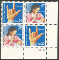 USA Helen Keller Deafness Sourd Surdité Handicap Blind Aveugle S1111 MNH ** Neuf ( A30 284) - Behinderungen