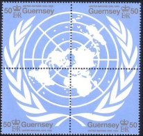 Guernsey United Nations Unies Se-tenant MNH ** Neuf SC ( A30 268) - ONU