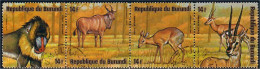 Burundi 14f Mandrille Mandrill Gazelle Antelope ( A30 256) - Sonstige & Ohne Zuordnung