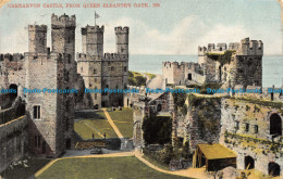 R150071 Carnarvon Castle From Queens Eleanors Gate. 1907 - Monde