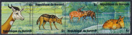 Burundi 6f Antelopes Gazelles Antilopes Chacal ( A30 221) - Chiens