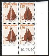 France Préoblitérés 207 Biniou Coin Daté 10.07.90 MNH ** SC ( A30 166) - Préoblitérés