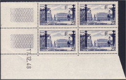 France 822 Nancy Coin Daté 17.12.48 TTB Pl.1 MNH ** SC ( A30 125b) - Neufs