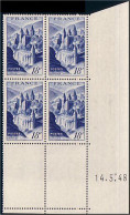 France 805 Conques 18f Coin Daté 14.5.48 TTB MNH ** SC ( A30 119) - 1940-1949