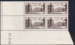 France 778 Nancy Noir Coin Daté 30.9.48 TTB Papier Blanc MNH ** SC ( A30 106b) - Unused Stamps