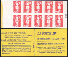 France Carnet 2630-C1 Numerote 058 Non Plié ( A30 99) - Andere & Zonder Classificatie