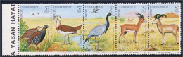 Turkey Oiseaux Gazelles Antilope Bird Vogel Antelope Se-tenant MNH ** Neuf SC ( A30 64) - Autres & Non Classés