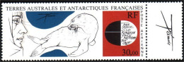 TAAF PA 88 Painting Tremois Phoque Seal Signature Marge MNH ** Neuf SC ( A30 6) - Sonstige & Ohne Zuordnung