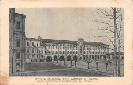 ISTITUTO SALESIANO SAN LORENZO A NOVARA NUOVA FABBRICATO DA ERIGERSI PER GLI ARTIGIANI - CPA 1929 - Novara