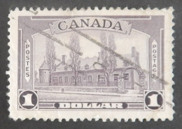 CANADA YT 201 OBLITERE "CHATEAU DE RAMEZAY A MONTREAL" ANNÉE 1938 - Oblitérés